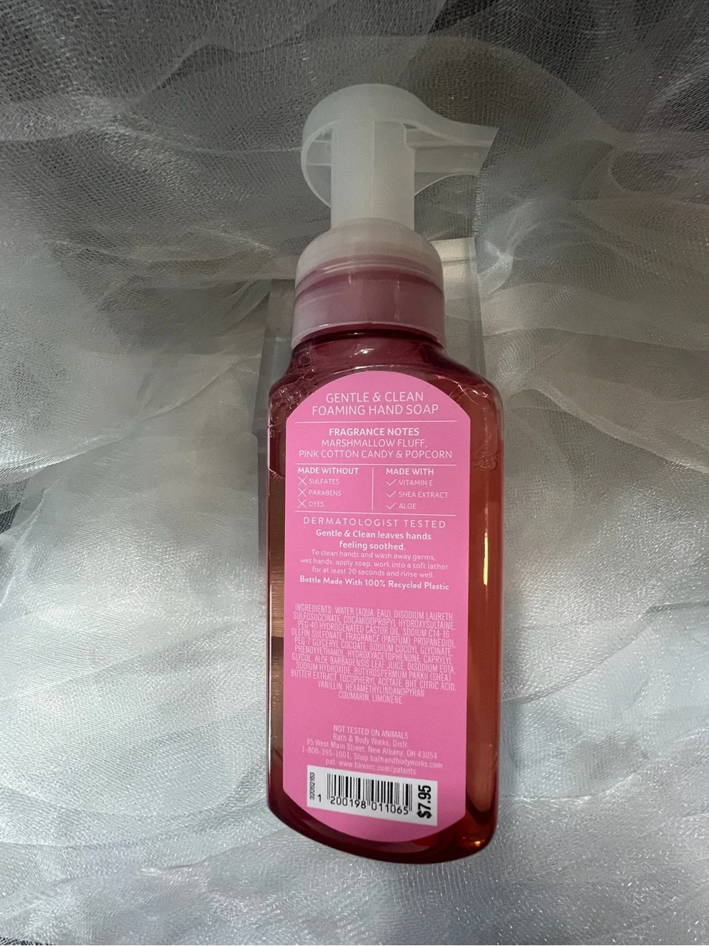 Lot of 5 Bath & Body Works Gentle & Clean Foaming Hand Soaps (FL1081)